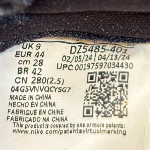 NIKE Men's Jordan 1 Retro High OG Midnight Navy SZ: 10 - Picture 12 of 15